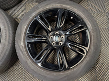 Load image into Gallery viewer, Range Rover Velar 7014 Set 20" Alloy Wheels J8A2-1007-FA Gloss Black OEM 8.5J