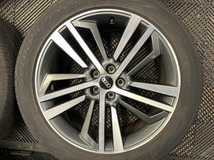 Audi Q5 20" X 8J Alloy Wheels and Tyres 80A601025F ET39 S Line OEM Genuine Used