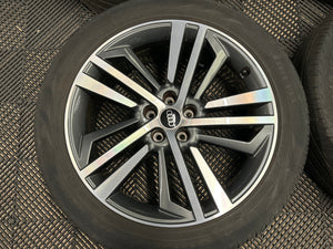 Audi Q5 20" X 8J Alloy Wheels and Tyres 80A601025F ET39 S Line OEM Genuine Used
