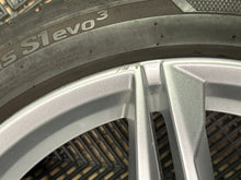 Load image into Gallery viewer, SET OF 4 USED OEM AUDI A4 B9 S LINE 18&quot; ALLOY WHEELS AND TYRES 8W0601025R 8J