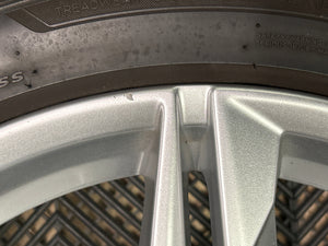 SET OF 4 USED OEM AUDI A4 B9 S LINE 18" ALLOY WHEELS AND TYRES 8W0601025R 8J