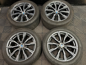 BMW OEM G05 X5 G06 X6 740M Grey M Star Spoke 20" Set 4 Wheels 8071996 8071997 USED