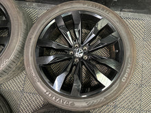 Load image into Gallery viewer, Set of 4 OEM/Genuine 21&quot; Volkswagen Touareg Black Edition Suzuka Alloy Wheels &amp; Tyres