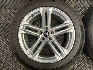 Audi Q5 19" X 8J Alloy Wheels and Tyres FY 80A601025G ET39 S Line OEM Genuine