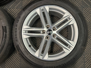 Audi Q5 19" X 8J Alloy Wheels and Tyres FY 80A601025G ET39 S Line OEM Genuine