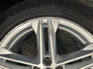 Audi Q5 19" X 8J Alloy Wheels and Tyres FY 80A601025G ET39 S Line OEM Genuine