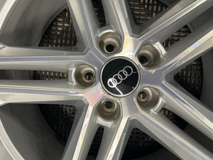 Audi Q5 19" X 8J Alloy Wheels and Tyres FY 80A601025G ET39 S Line OEM Genuine