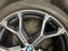 Load image into Gallery viewer, BMW 741m OEM/Genuine 21&quot; Alloy Wheels M Sport G05 G06 X5 X6 with tyres Set of 4