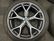 Load image into Gallery viewer, BMW 741m OEM/Genuine 21&quot; Alloy Wheels M Sport G05 G06 X5 X6 with tyres Set of 4