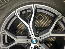 Load image into Gallery viewer, BMW 741m OEM/Genuine 21&quot; Alloy Wheels M Sport G05 G06 X5 X6 with tyres Set of 4