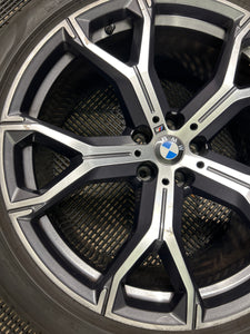 BMW 741m OEM/Genuine 21" Alloy Wheels M Sport G05 G06 X5 X6 with tyres Set of 4