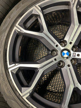 Load image into Gallery viewer, BMW 741m OEM/Genuine 21&quot; Alloy Wheels M Sport G05 G06 X5 X6 with tyres Set of 4
