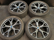 Load image into Gallery viewer, BMW 741m 21" Alloy Wheels M Sport G05 G06 X5 X6 with tyres Set of 4 OEM Genuine