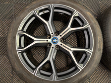 Load image into Gallery viewer, BMW 741m 21" Alloy Wheels M Sport G05 G06 X5 X6 with tyres Set of 4 OEM Genuine