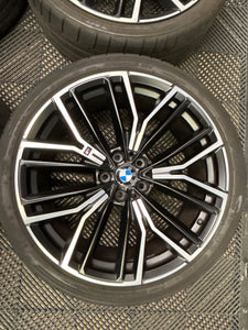 BMW OEM G30 G31 5 SERIES 846M M 20" Set 4 ALLOY WHEELS & TYRES M SPORT LCI OEM USED