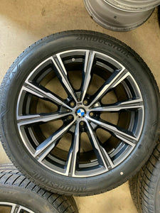 BMW OEM G05 X5 G06 X6 740M GREY M Star Spoke 20" Wheel REAR SPARE 8071997