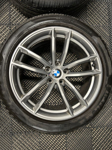 18" INCH M SPORT BMW 5 SERIES ALLOY WHEELS AND TYRES G30 style 662m 520d 530