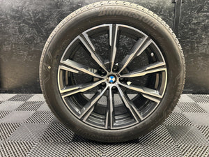 BMW OEM G05 X5 G06 X6 740M GREY M Star Spoke 20" Wheel FRONT SPARE 8071996