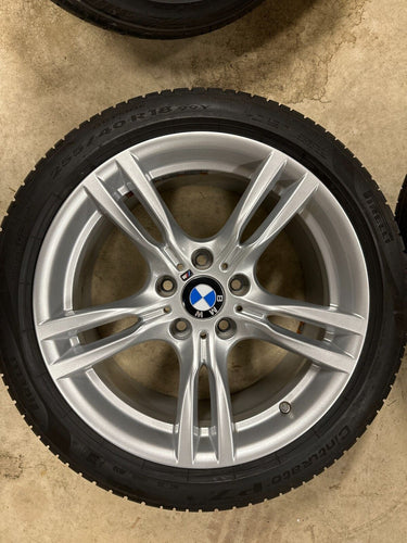 18” Genuine BMW 400m M Sport REAR Alloy Wheel F30 f31 f36 F32 E90 PIRELLI TPMS